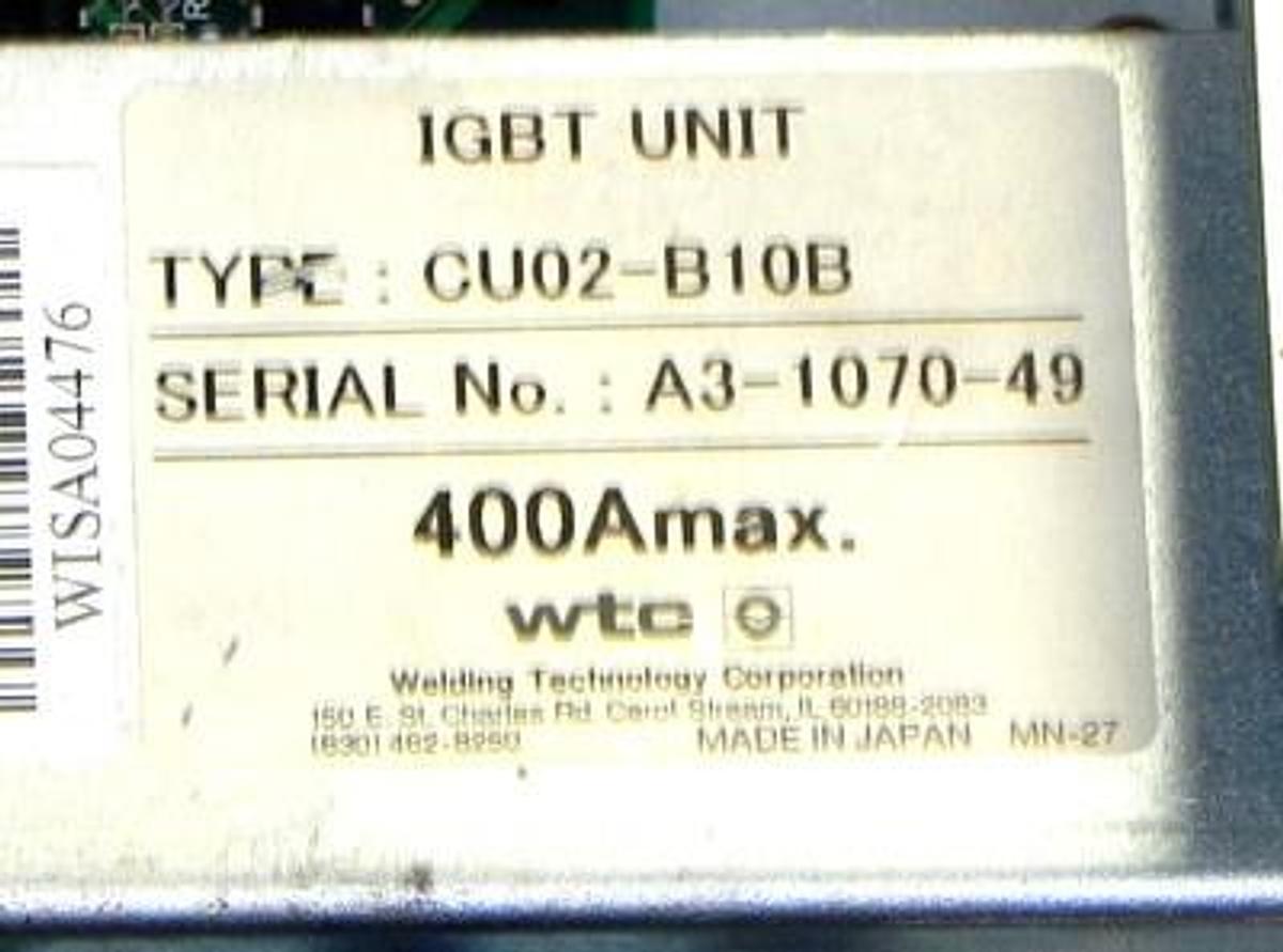 Used WTC CU02-B10B IGBT UNIT CU02B10B