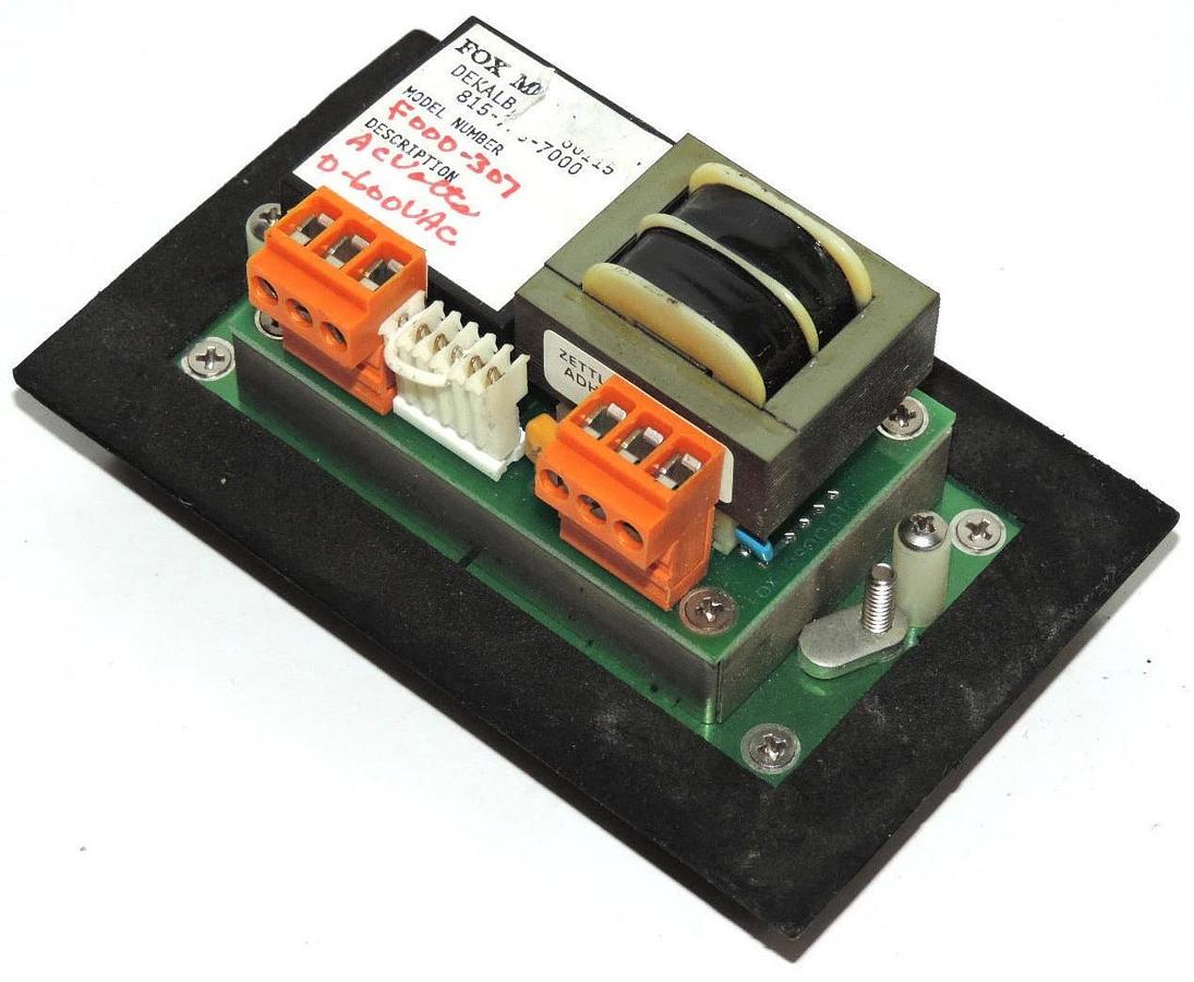 Used FOX METER INC. F161-307 DIGITAL METER F000-307, F161307 F000307