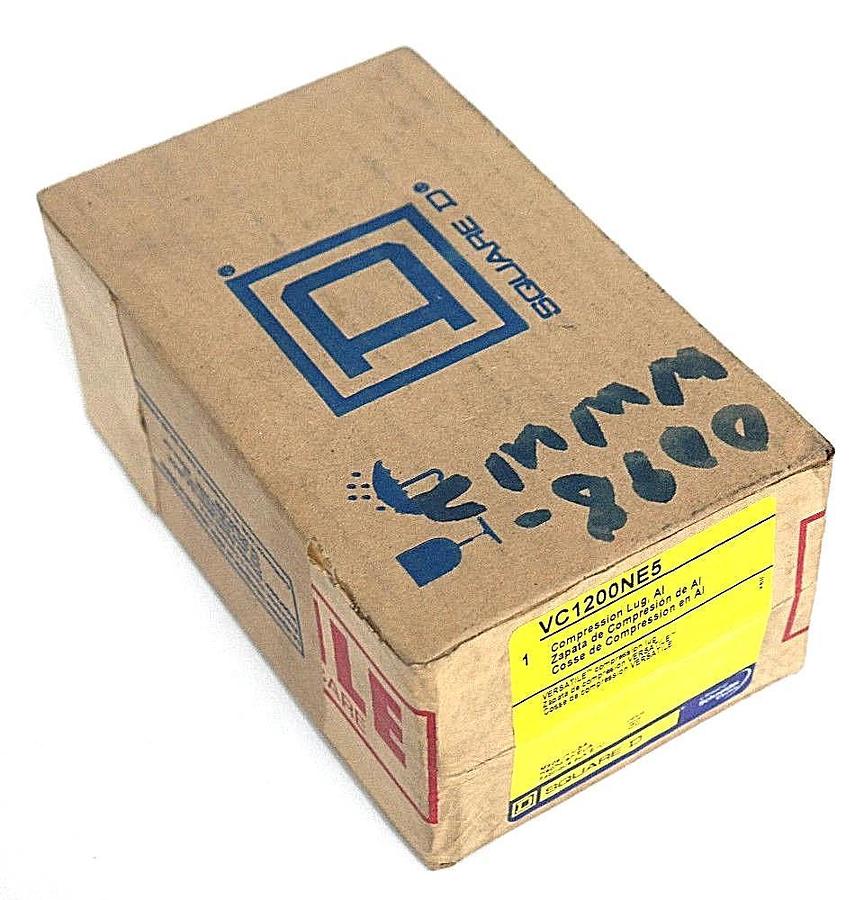 Used NIB SQAURE D VC1200NE5 CIRCUIT BREAKER AI COMPRESSION LUG KIT