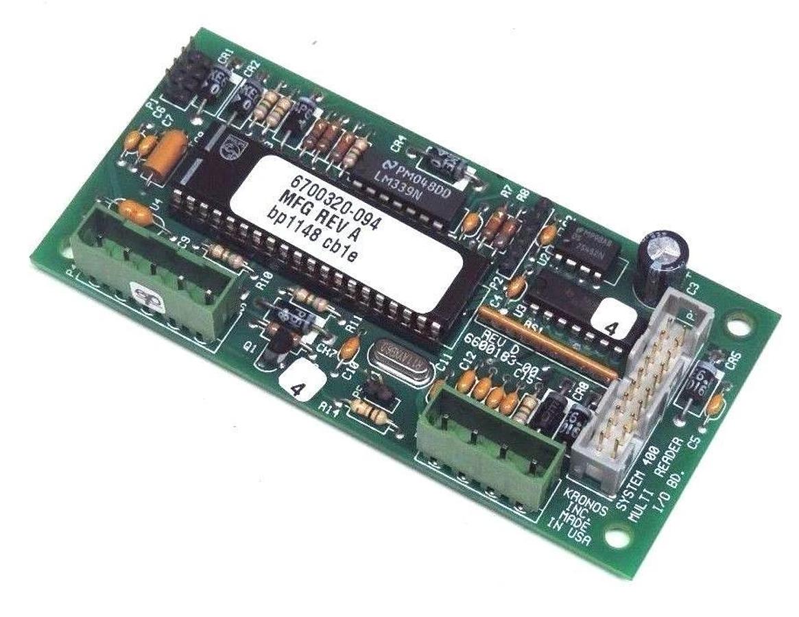 Used NIB KRONOS SYSTEM 400 MULTI READER I/O BOARD 8600767-094 6500183-001 REV D