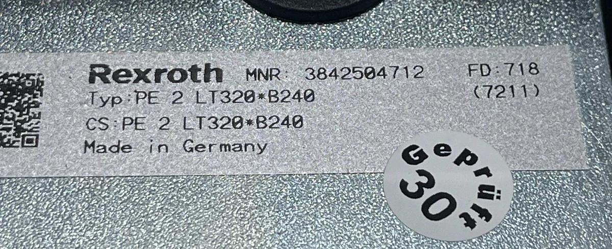 Bosch Rexroth 3842504712 Manual Positioning Unit Single Axis System Aluminum NEW