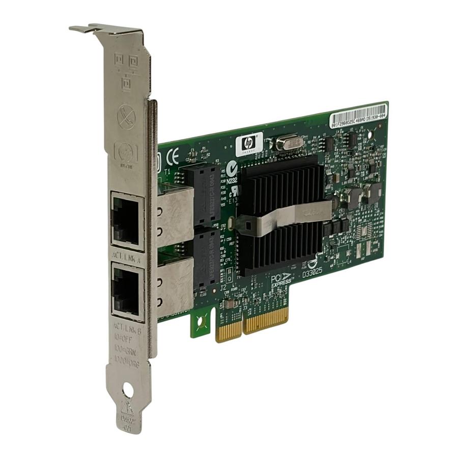 Used HP NC360T Dual Port Gigabit Server Adapter PCIe NIC 412646-001 New Surplus