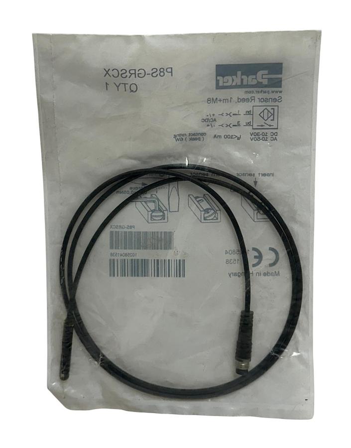 7 PARKER P8S-GRSCX / P8SGRSCX GLOBAL DROP-IN REED SENSORS 1M LEAD 8mm CONN NSFS
