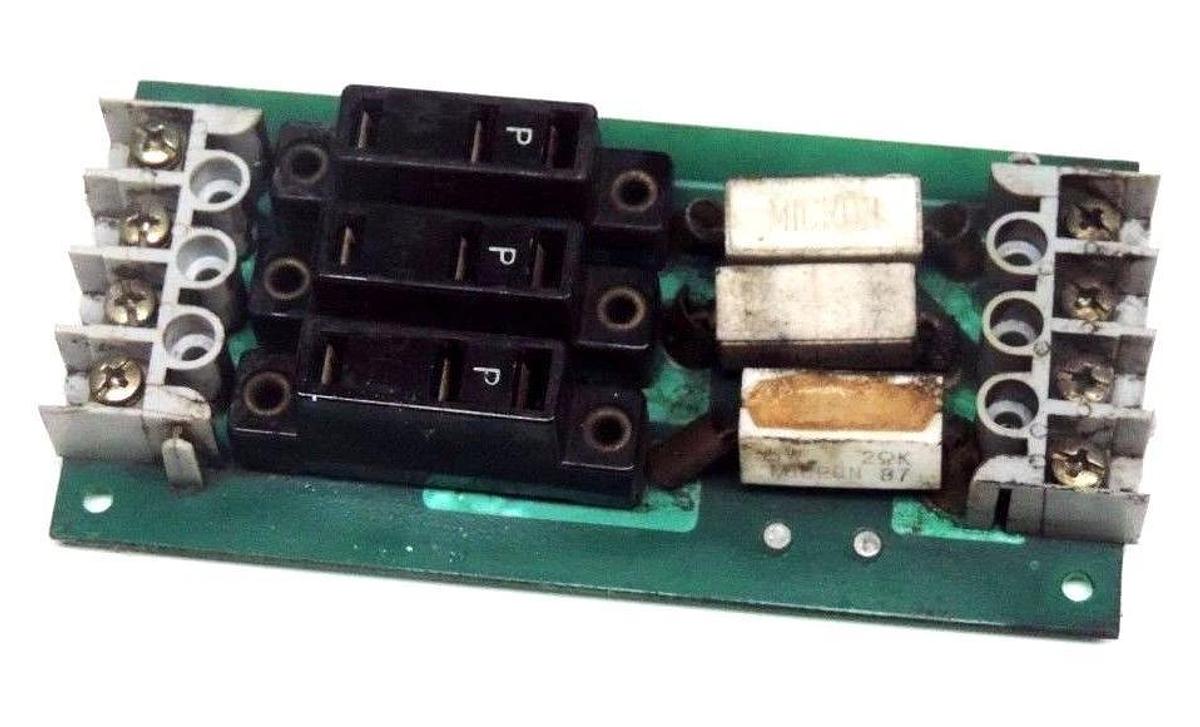 Used FANUC A350-0004-T192/02 RELAY BOARD W/ MICRON 87 5W MODULES A350-0004-T192