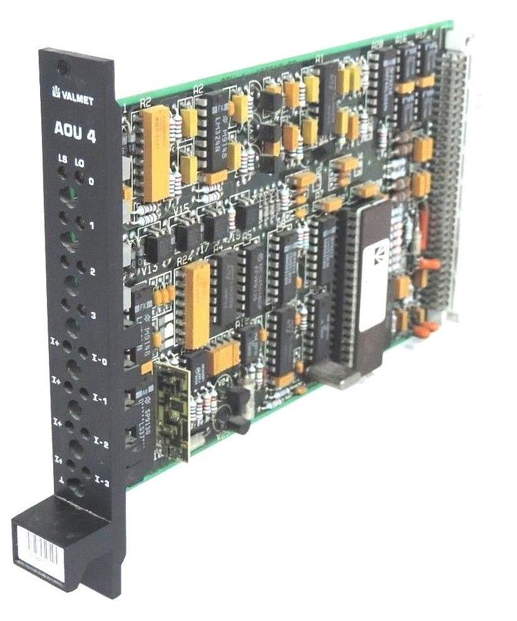 Used VALMET AUTOMATION A413135 AOU4 MODULE AOU-4