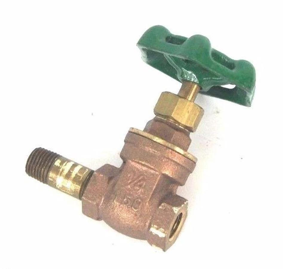 Used NEW WEBSTONE 1/4" GATE VALVE 150WSP, 300WOG