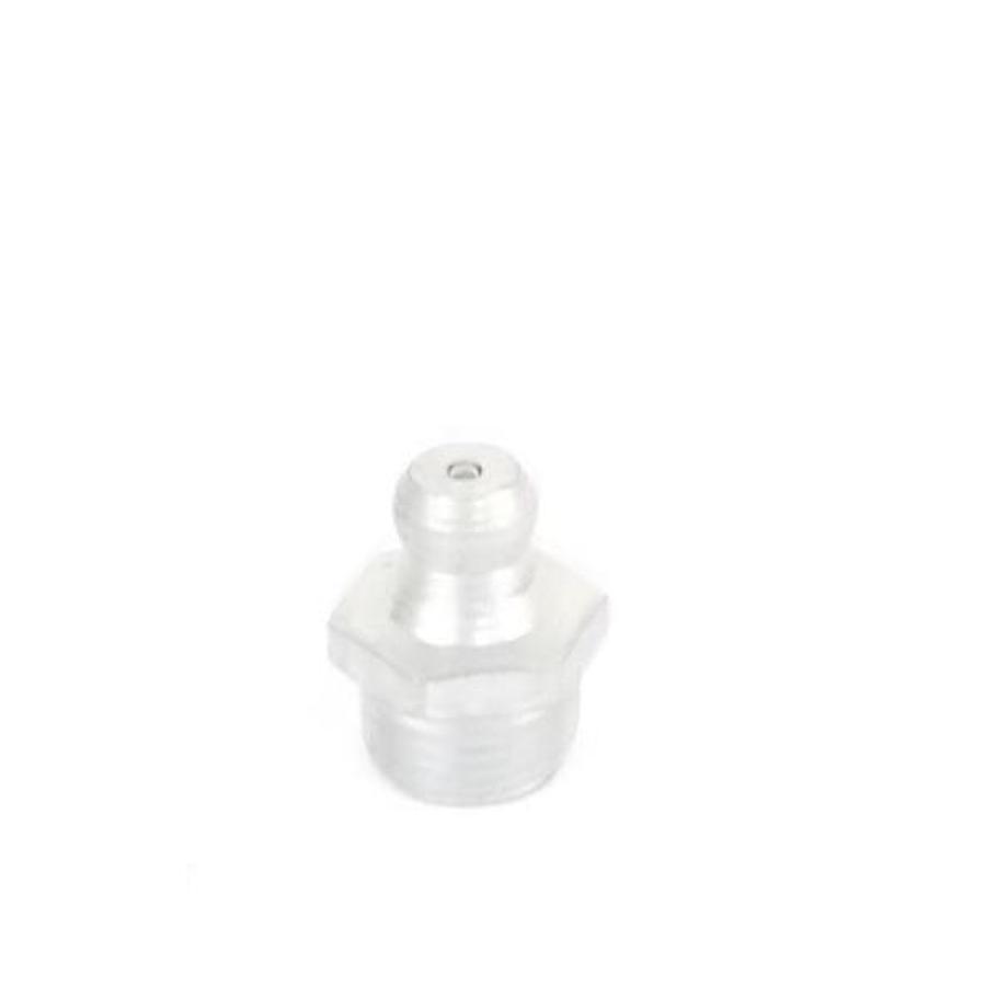 Used NEW MCMASTER-CARR 2408K11 ZINC-PLATED STEEL GREASE FITTING, STRAIGHT 1/8'' MALE