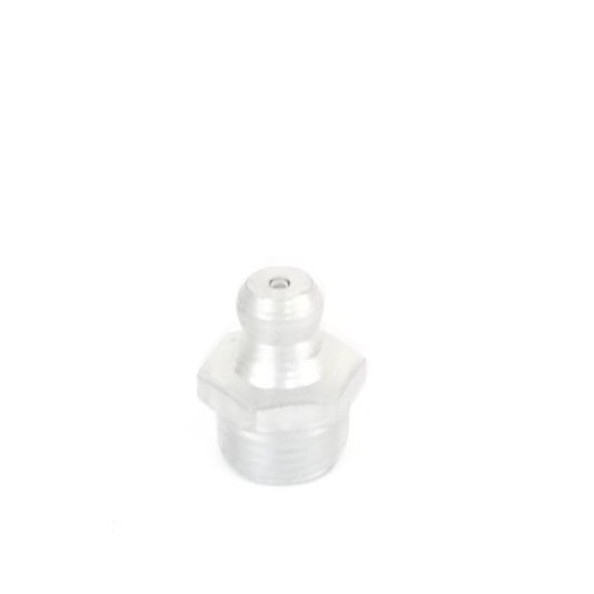 Used NEW MCMASTER-CARR 2408K11 ZINC-PLATED STEEL GREASE FITTING, STRAIGHT 1/8'' MALE