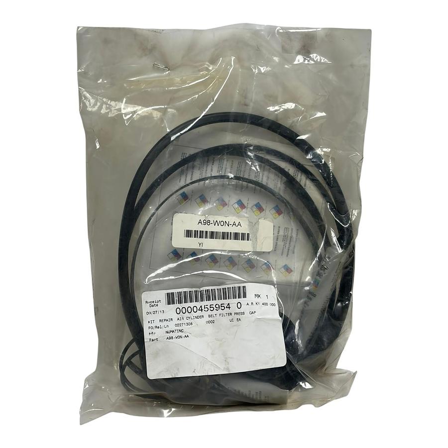 Used Numatics A98-W0N-AA Air Cylinder Repair Kit Belt Filter Press Cap New Sealed