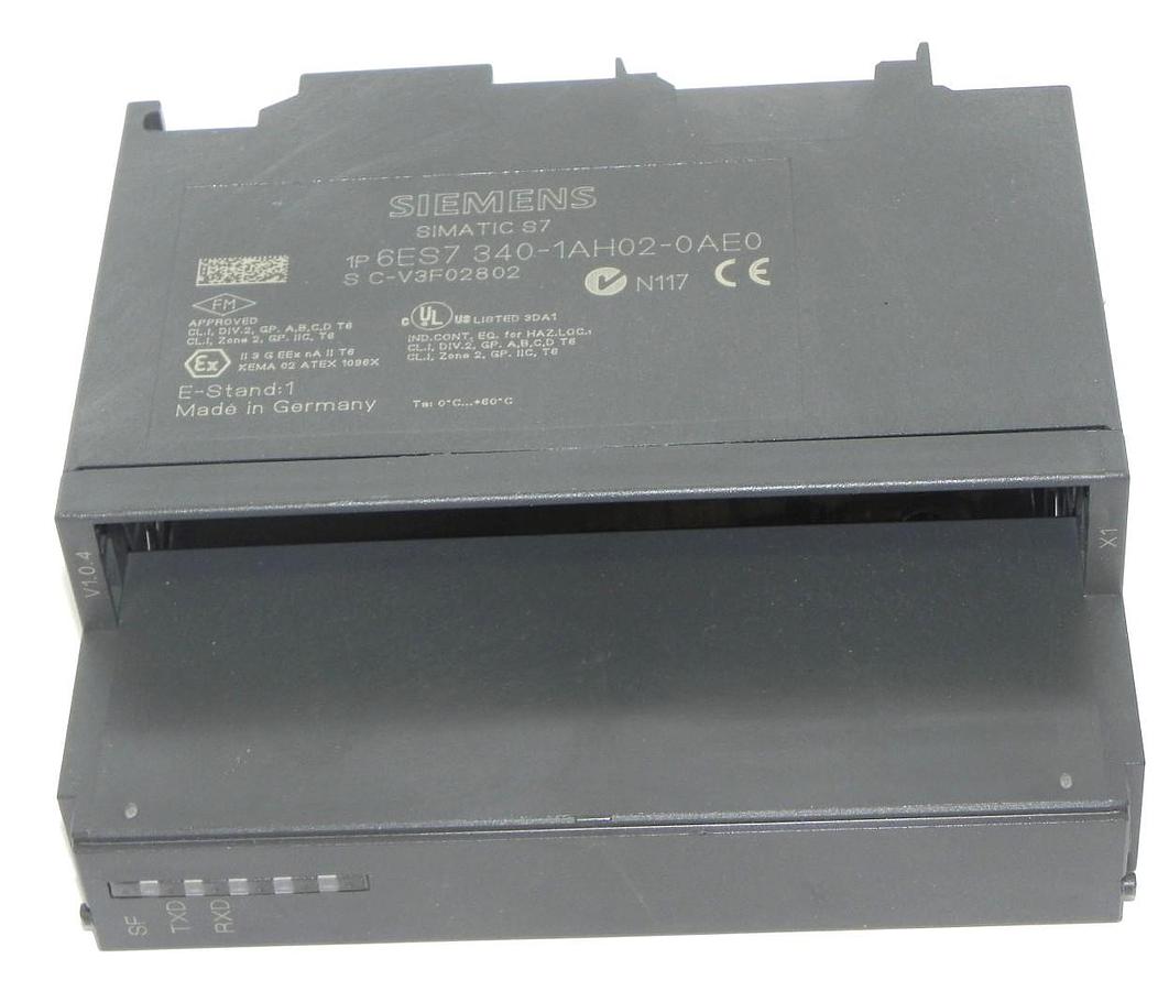 Used SIEMENS 6ES7-340-1AH02-0AE0 MODULE SIMATIC S7, 6ES73401AH020AE0