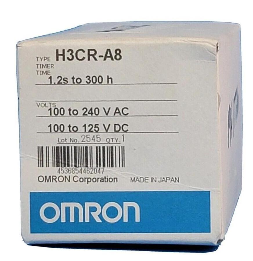 Used NIB OMRON H3CR-A8 SOLID-STATE TIMER 1.2S TO 300H