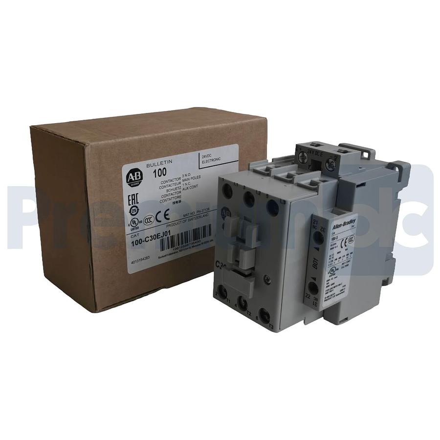 Allen-Bradley 100-C30EJ01 /C IEC Contactor 30A 3-Pole 24VDC Coil 100C30EJ01 NSMP