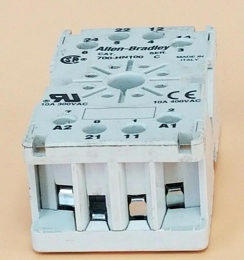 Used ALLEN BRADLEY 700-HN100 RELAY SOCKET 700HN100