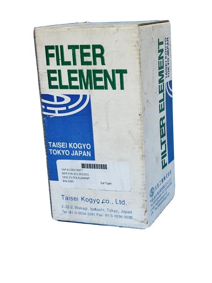 Used NIB TAISEI KOGYO 3G23 351.352 20U FILTER ELEMENT