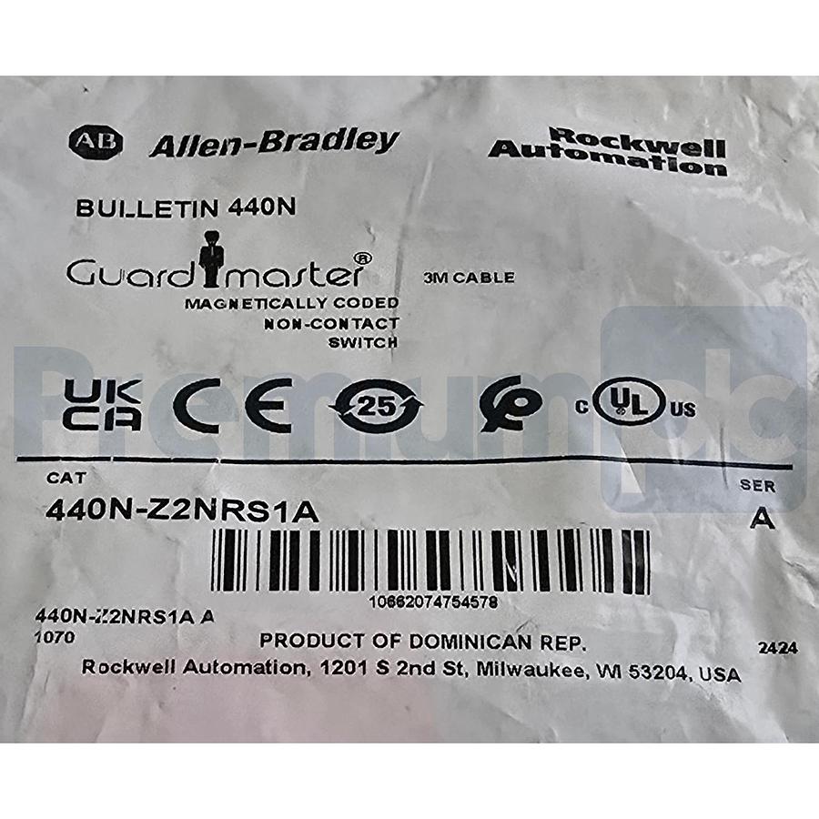 Used ALLEN BRADLEY 440N-Z2NRS1A /A Guardmaster NON-CONTACT SWITCH 440NZ2NRS1A NSFS