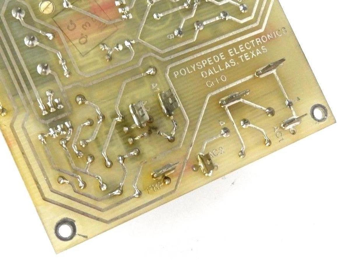 Used POLYSPEDE E1530-252 INTF BOARD W/ E1531-21 SIGNAL ISOLATOR & E1534-01 P.E.C