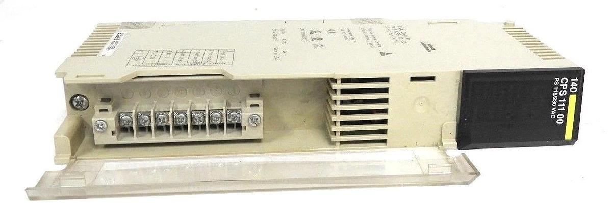 Used LOT OF 2 SCHNEIDER MODICON 140-CPS-111-00 AS PS 115/230V 3A MODULE PV:00 RL79