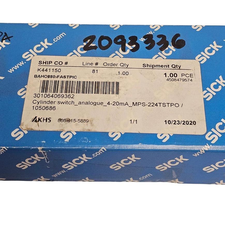 NIB SICK MPS-224TSTP0 POSITION SENSOR CYLINDER SWITCH MPS224TSTP0 (1050686)
