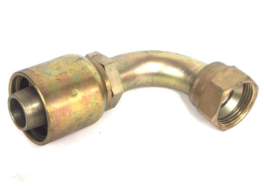 Used NEW PARKER 1L943-16-16 HYDRAULIC ELBOW HOSE FITTING 1" JIC X 1" HOSE FITTING