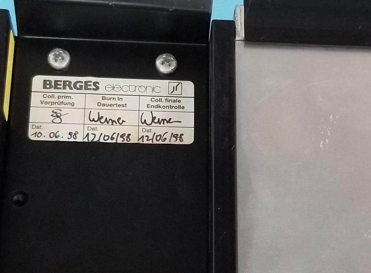 Used BERGES ELECTRONICS D-51709 SERVO DRIVE ACM-A 5,5 KW 7.8 KVA, 11,70A