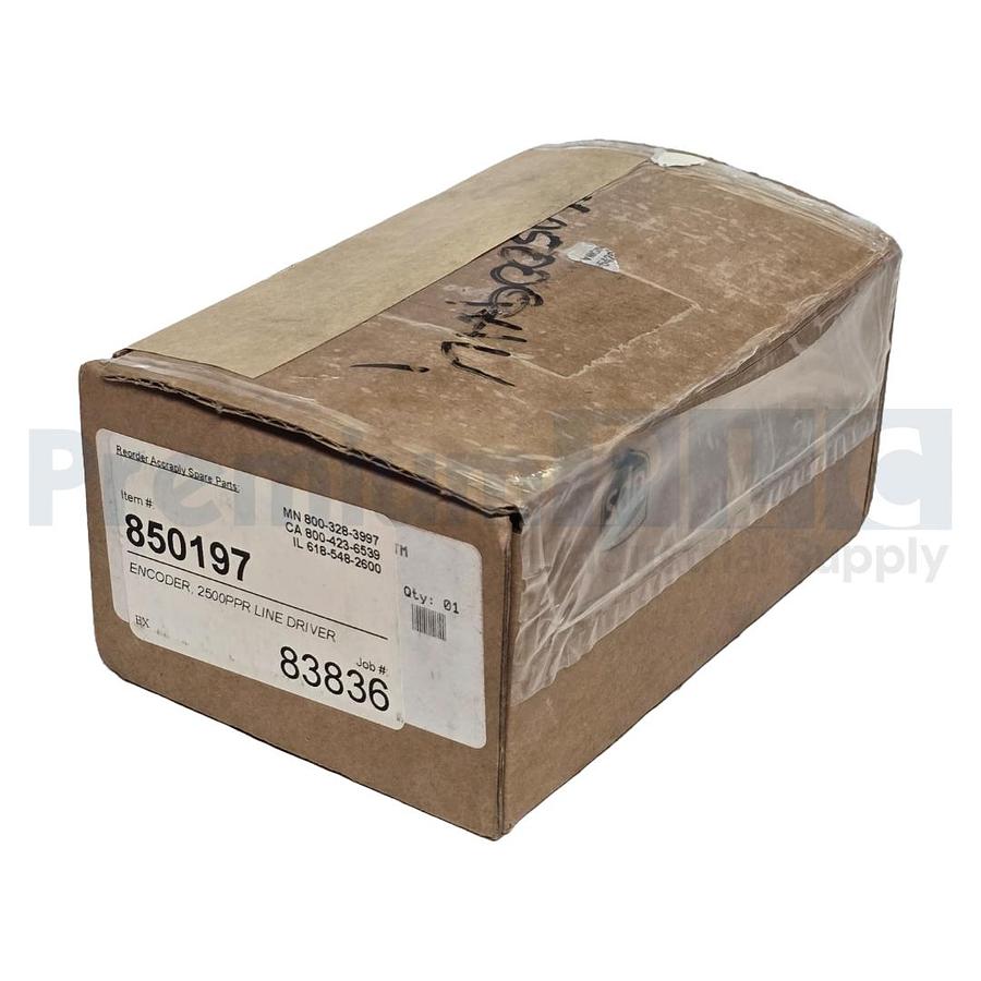 Used NEW ACCU-CODER 702-30-S-2500-Q-HV-1-K-N-SY-Y-CE INCREMENTAL SHAFT ENCODER 850197