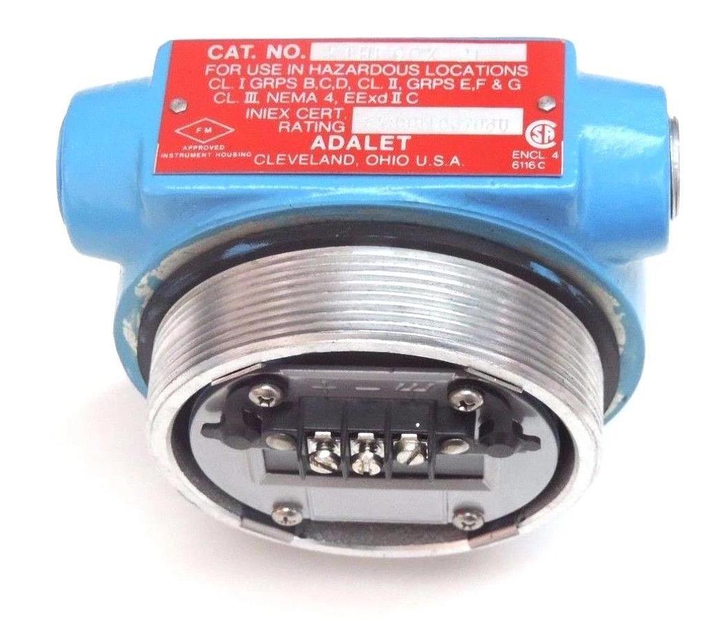 Used ADALET X1HFGCX-2L TRANSMITTER COMBUSTIBLE GAS MODEL X1HFGCX2L