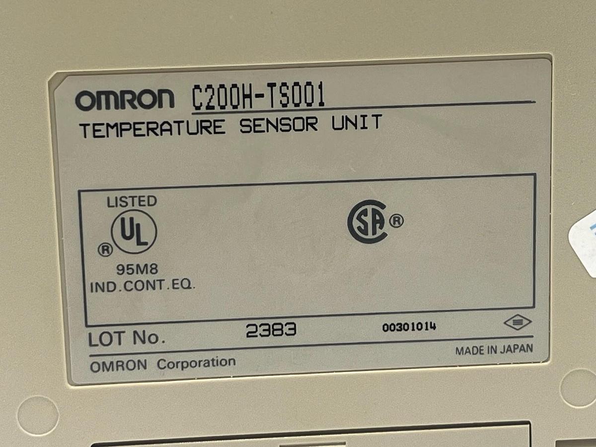 Used OMRON C200H-TS001 C200HTS001 Temperature Sensor Unit I/O Module PLC, NSNP