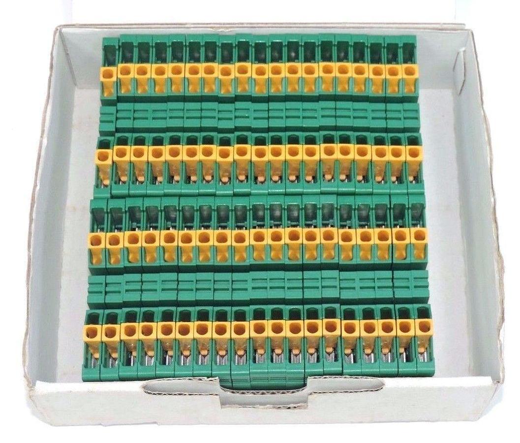 Used LOT OF 38 NEW ALLEN BRADLEY 1492-KG3 SER. A TERMINAL BLOCKS 1492KG3