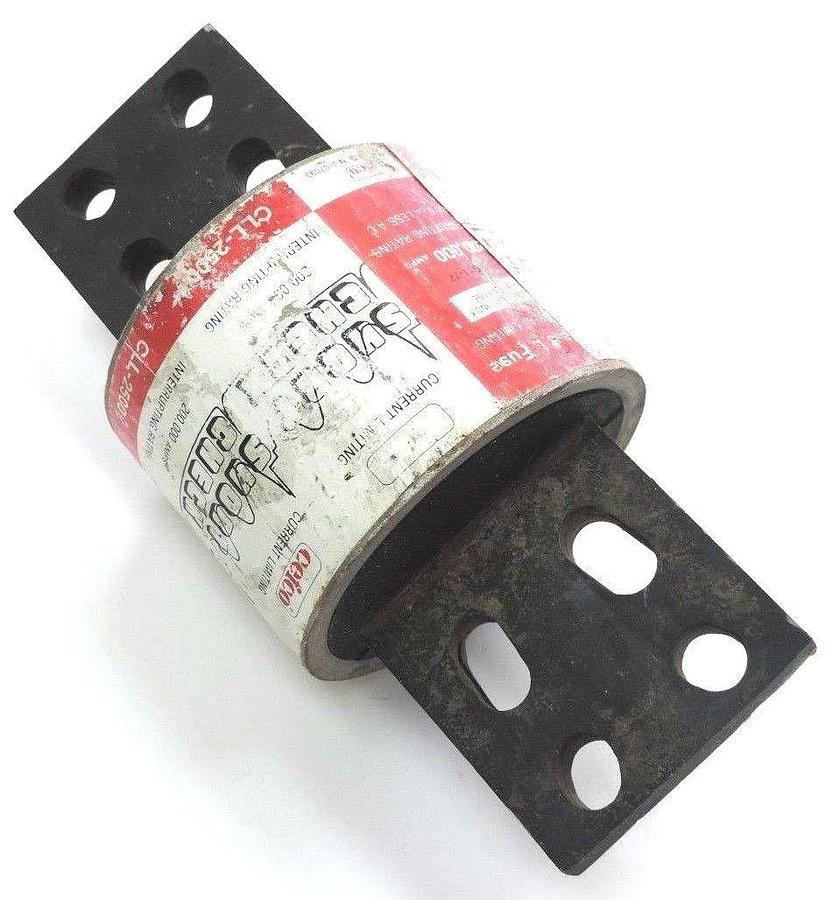 Used CEFCO CLL-2500 SHORT CHECK CURRENT LIMITING FUSE CLL2500