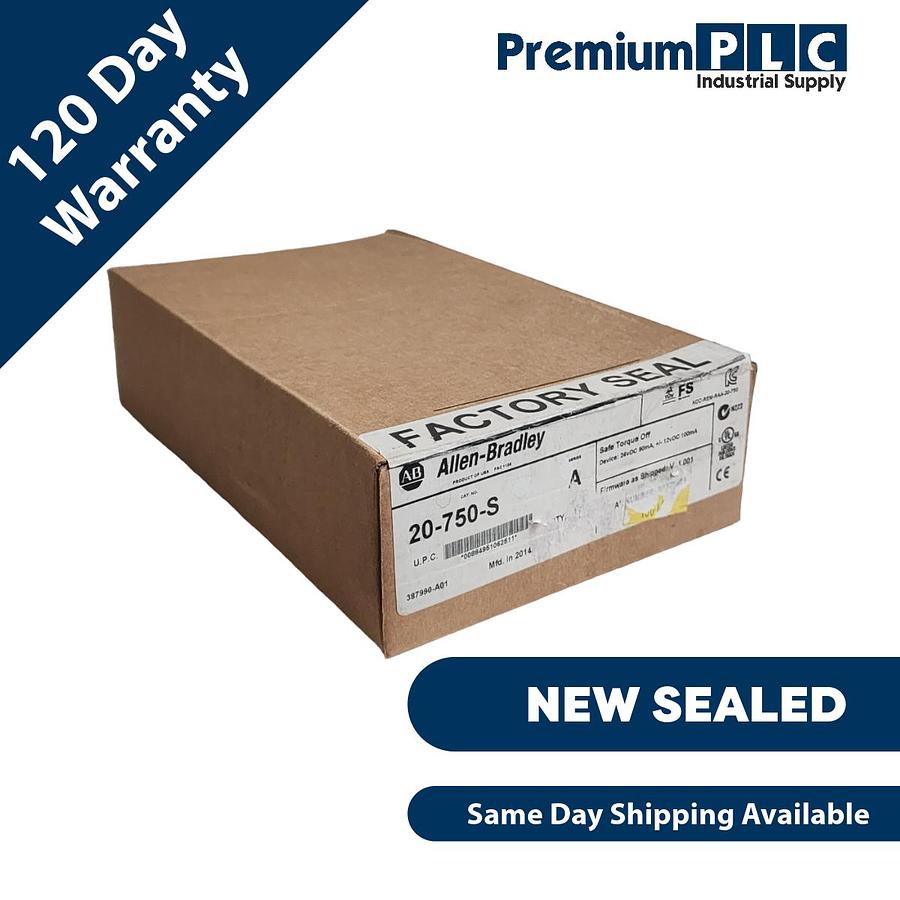 Used NEW SEALED ALLEN BRADLEY 20-750-S /A PowerFlex SAFE TORQUE OFF OPTION 20750S