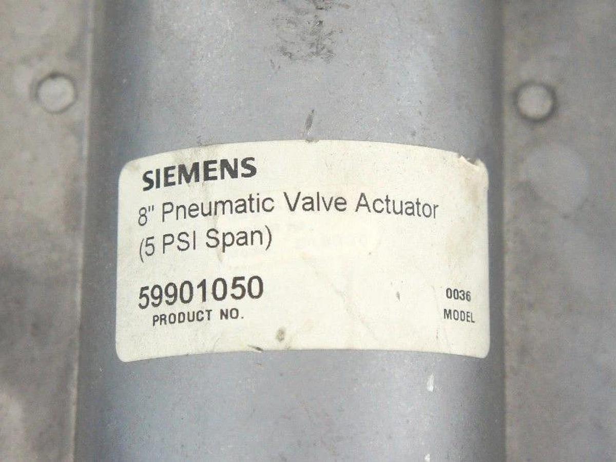 NEW FLOWRITE SIEMENS 8" PNEUMATIC ACTUATOR VALVE 599 SERIES 277-03033 59901050