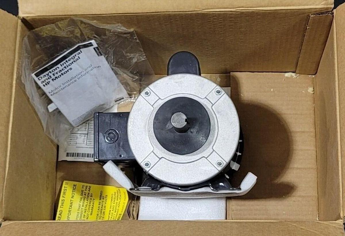 Used NEW DAYTON 6K827BG INDUSTRIAL MOTOR 1HP 60Hz 1PHASE 6K827