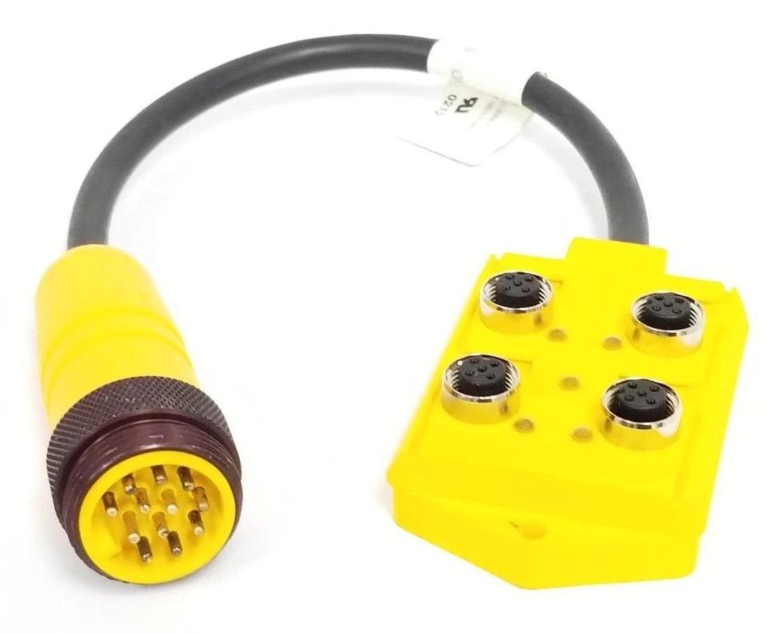 Used LUMBERG ASB 4/LED 5/4-12-RS120M/1F DISTRIBUTION BLOCK ASB4LED5/4-12-RS120M