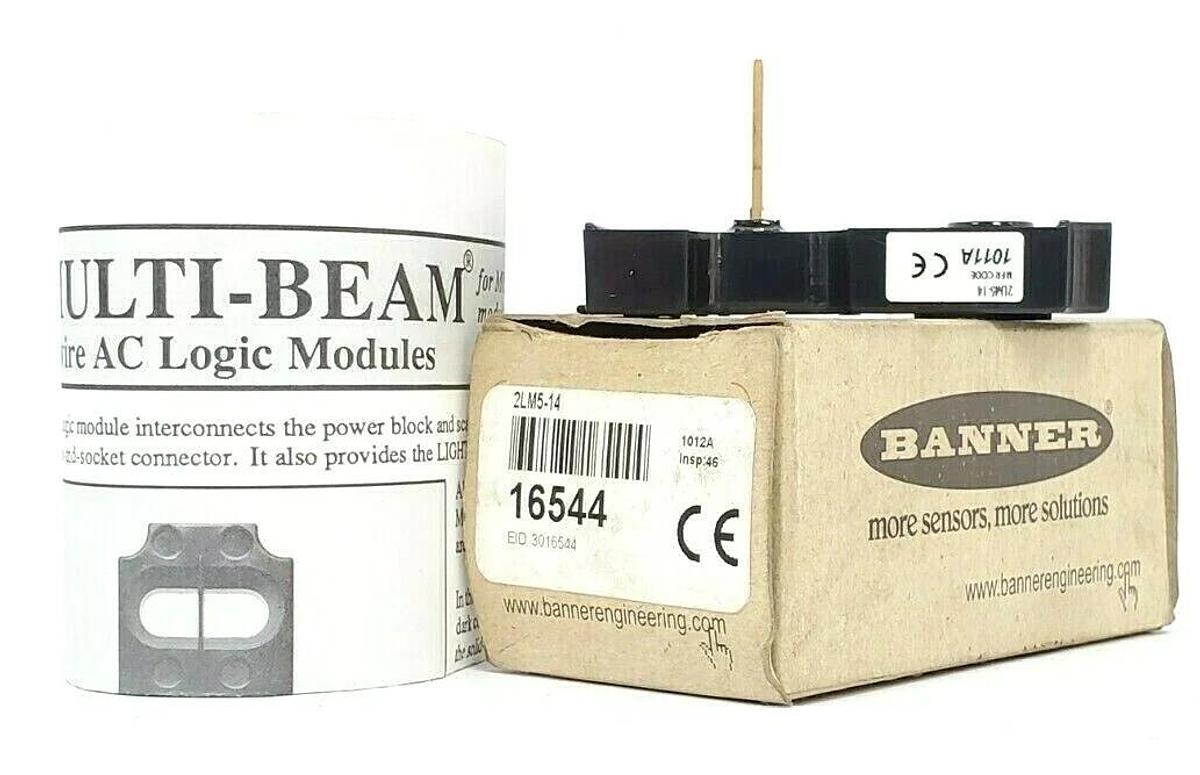 Used NIB BANNER 2LM5-14 LOGIC MODULE 2LM514, 16544