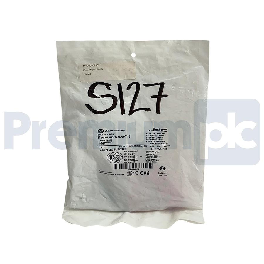 Used ALLEN BRADLEY 440N-Z21US2HN /B BULLETIN 440N SensaGuard UNIQUE CODED SWITCH NSFS