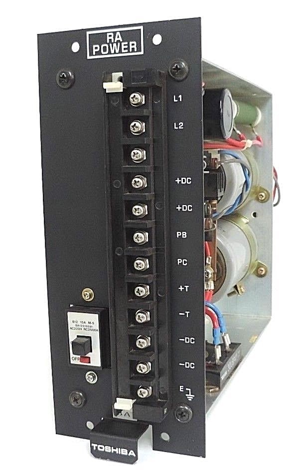 Used TOSHIBA RA POWER RAD92-1008 DC POWER SUPPLY 100/110V 1KVA MAX POWER RAD921008
