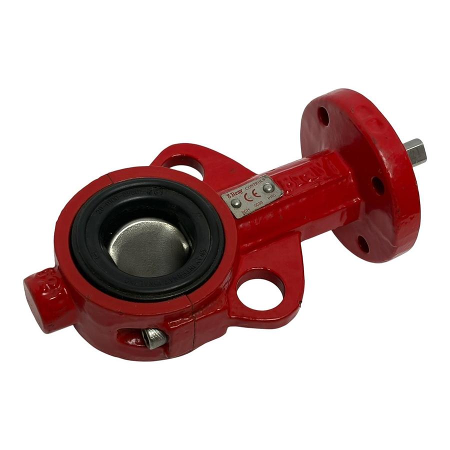 Used Bray 1" Butterfly Valve Series 20 08003134 316SS Disc EPDM Wafer New Surplus