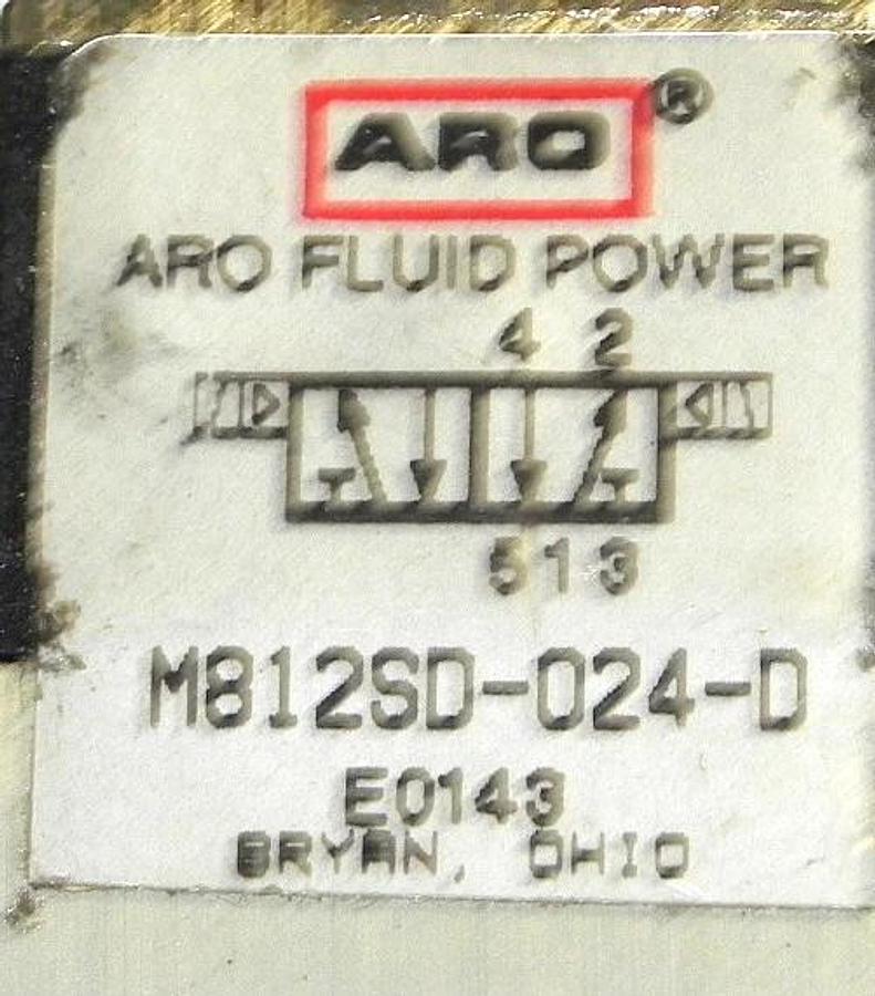 Used INGERSOLL RAND M812SD-024-D SOLENOID VALVE M812SD024D