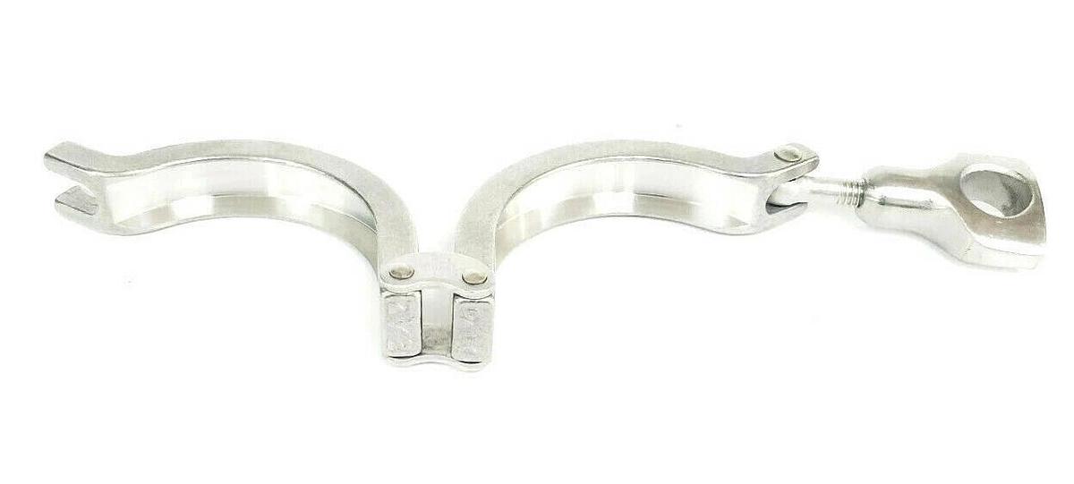 LOT OF 5 NEW TRI-CLOVER H13MHHM-2-S VALVE BODY CLAMPS, 212206, H13MHHM2S, 2-1/2"