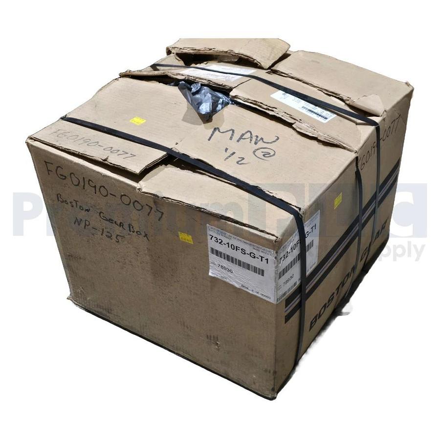 NEW BOSTON GEAR 732-10FS-G-T1 / FG0190-0077 GEARBOX SPEED REDUCER 10:1 78930