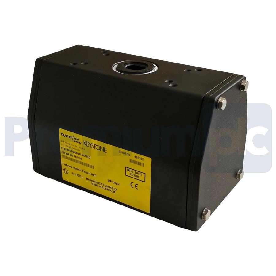 Used Keystone Tyco F79U 006 Double Acting Pneumatic Actuator 221-952-006-79U-000 NSNP