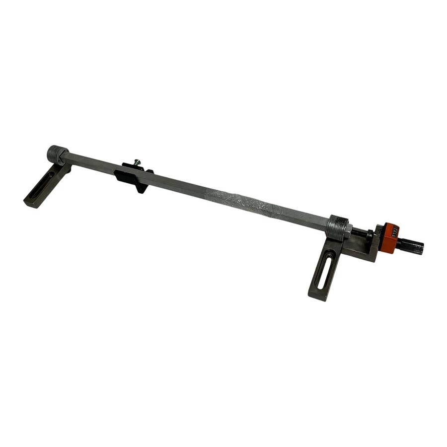 Used SIKO DA04-0898 Mechanical Counter 24" Linear Guide Web Track Adjuster Rail