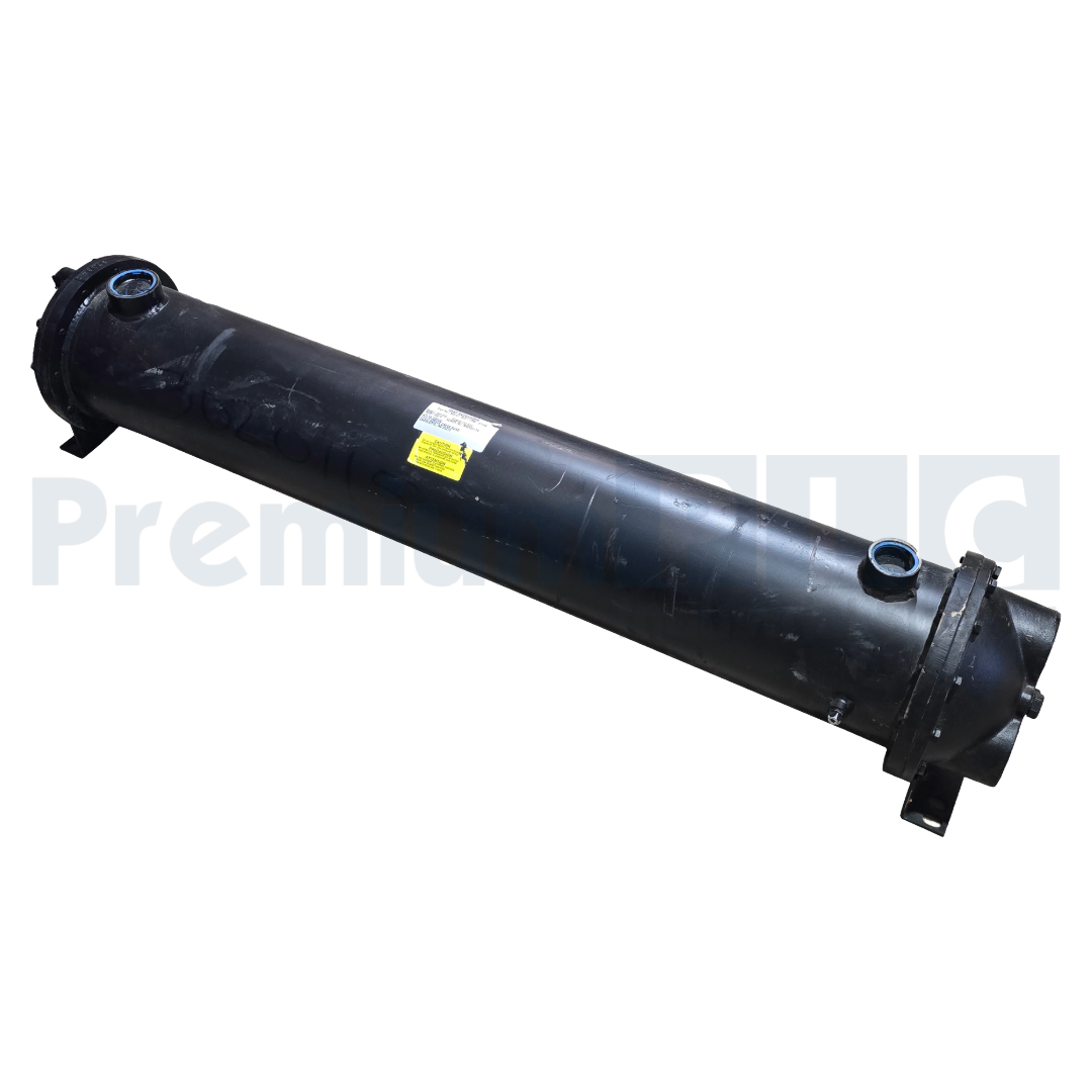 Used ATLAS COPCO TTP SLE-1748-87184 HEAT EXCHANGER SHELL/300PSI TUBES/150PSI 300F 48"