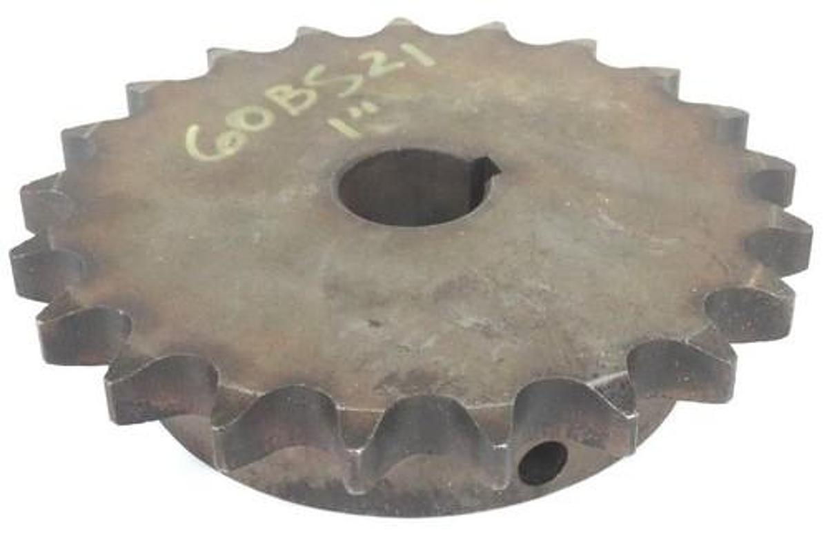 Used MARTIN 60BS21-1 ROLLER SPROCKET 1" BORE 21 TEETH 60BS211