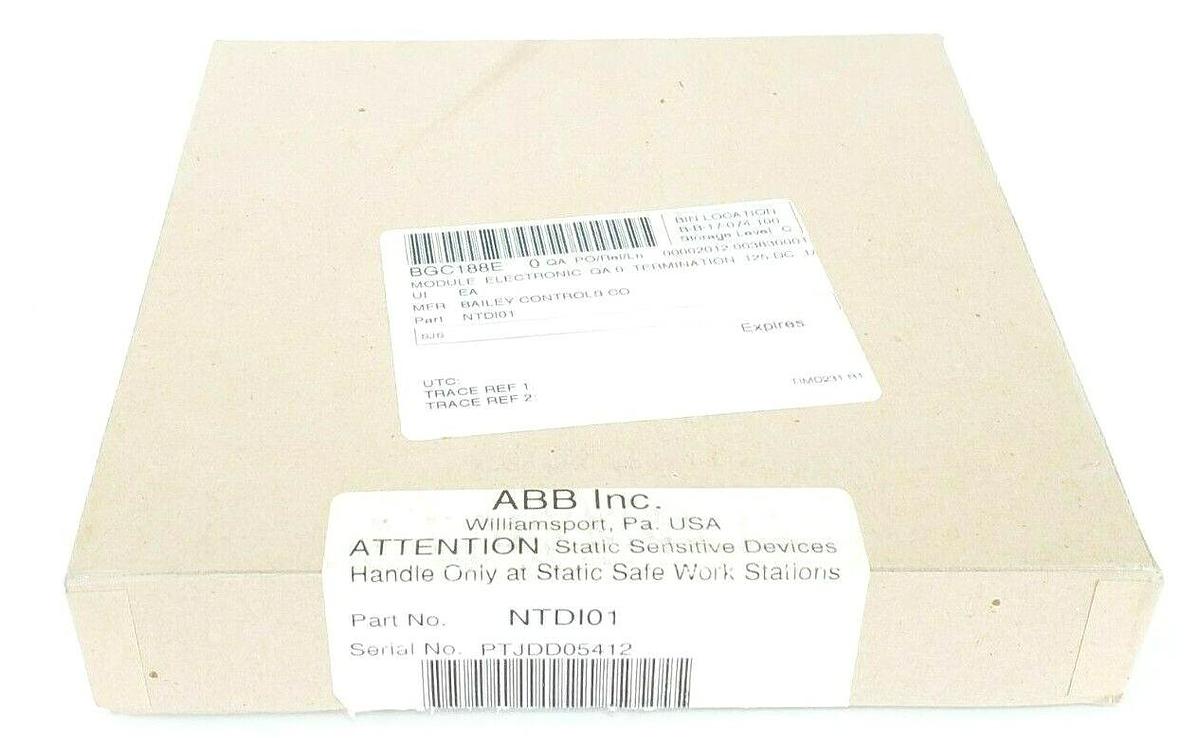 Used NIB ABB NTDI-01 INTERFACE BOARD 6632113A1 NTD101 INFI 90 6632112L1