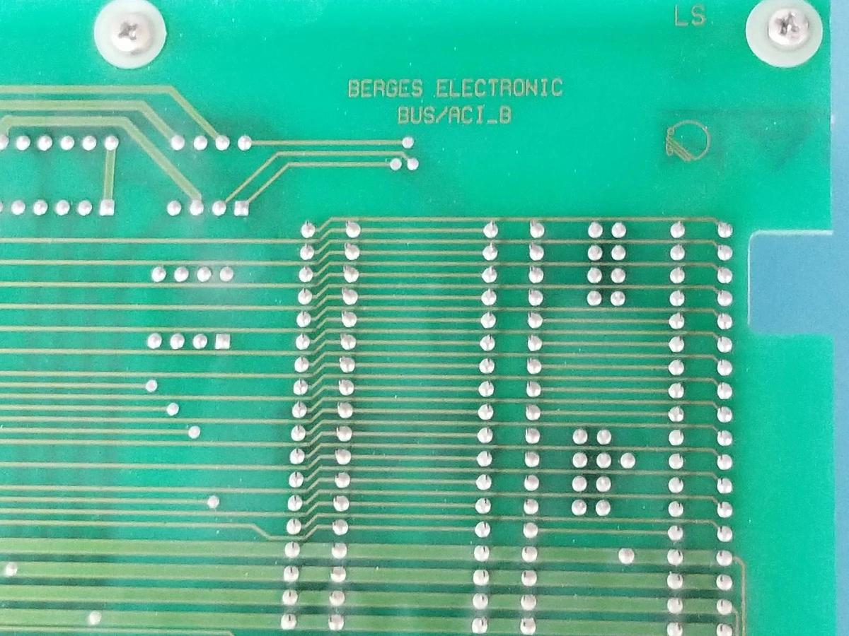 Used BERGES BUS-ACI/B/C01 PC BOARD MODULE 930630 15 25 , COS-15KW/A01 , BUS/ACI_B