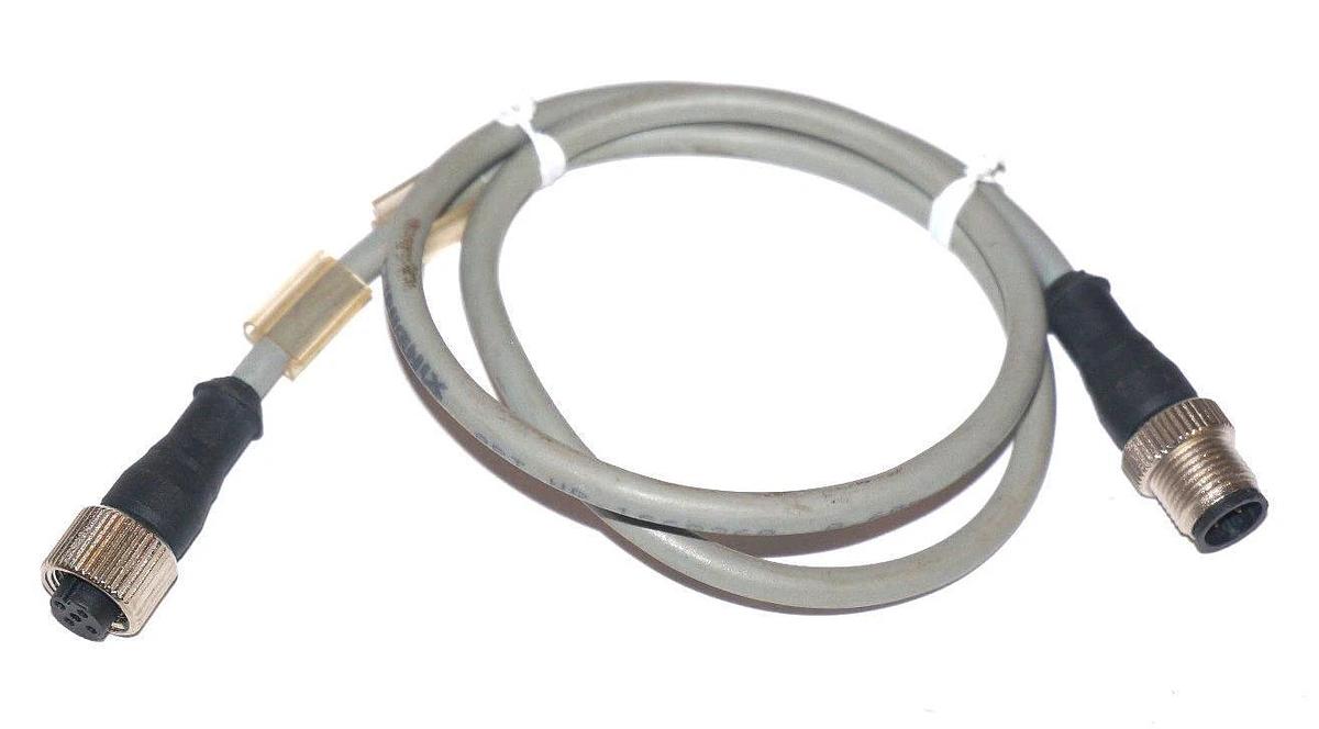 Used PHOENIX CONTACT 1668360 CABLE SAC-4P-M12MS/0.6-PUR/M12FS