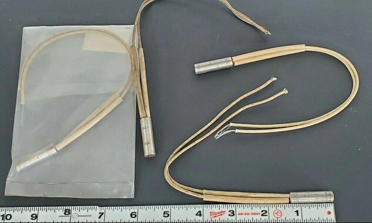 Used LOT OF 4 WATLOW FIREBIRD G1E1B CARTRIDGE HEATERS 230V 150W