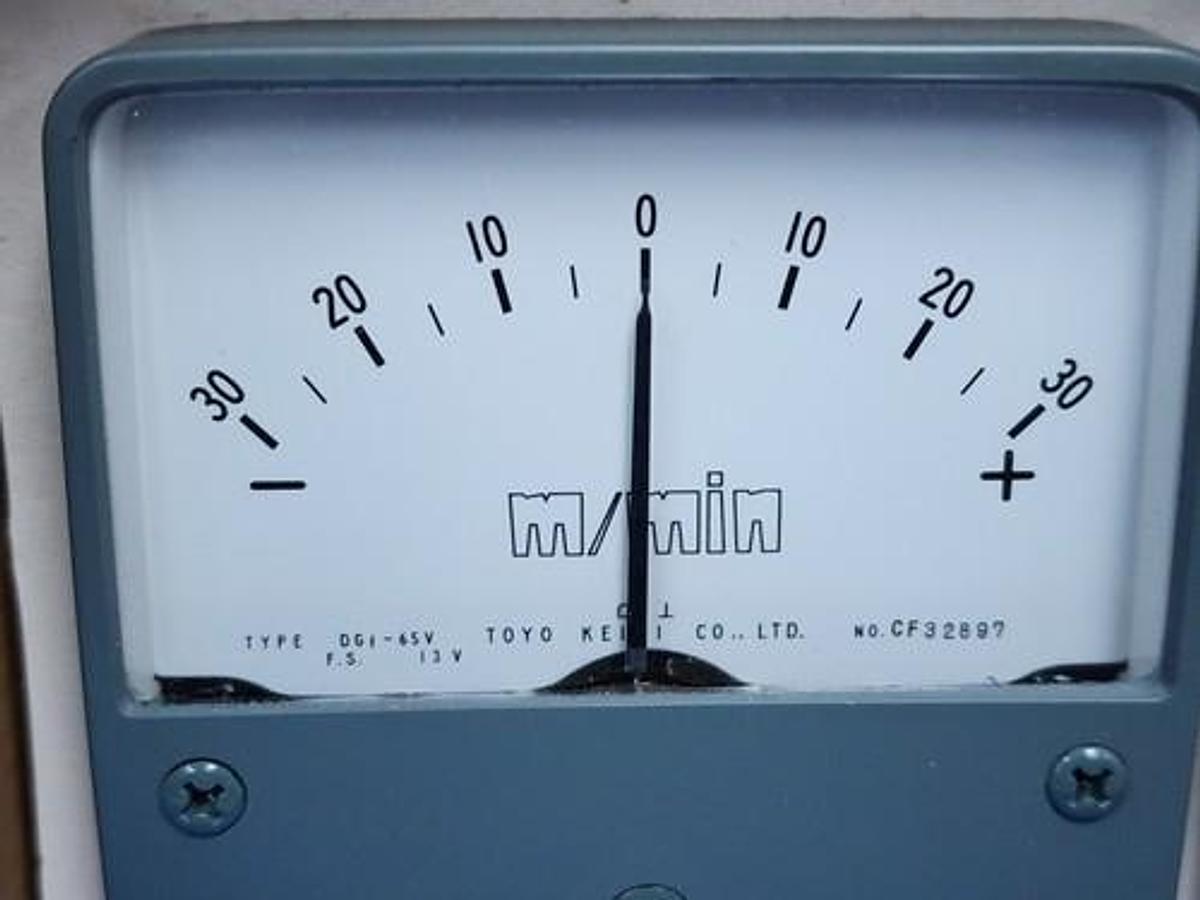 Used NIB TOYO KEIKI CO. DGF-65V PANEL VOLT METER