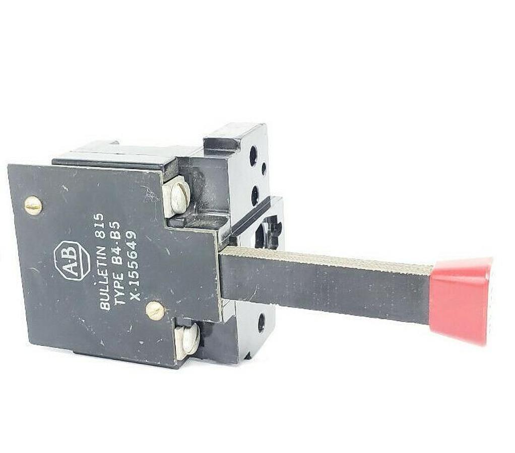 Used ALLEN BRADLEY X-155649 THERMAL OVERLOAD MANUAL RESET TYPE: B4-B5